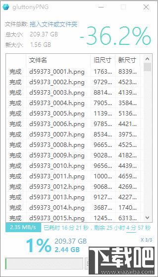 gluttonyPNG,gluttonyPNG下载,png图片无损压缩,png批量压缩