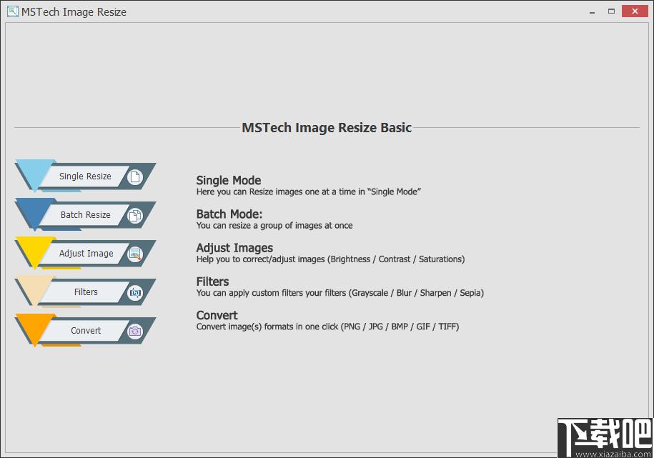 MSTech Image Resize Basic下载,图像压缩,图像转换