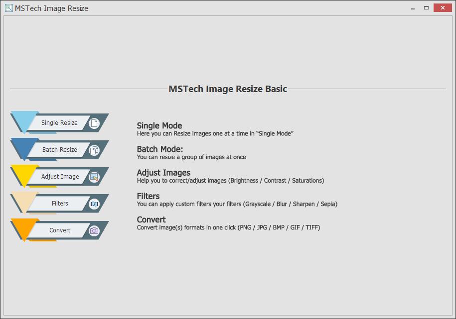 MSTech Image Resize Basic下载,图像压缩,图像转换